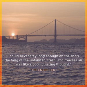 ... On The Shore, The Tang Of The Untainted, Fresh, And Free Sea