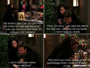 ... Friends, Season 8, Episode 10 The One with Monica's Boots