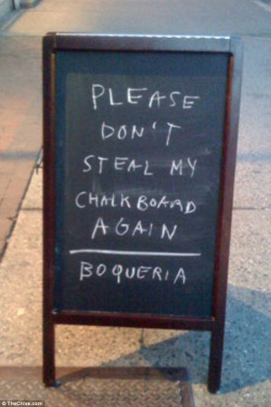 Appeal: Boqueria begs thieves who obviously nicked off with a previous ...