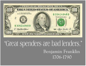 Ben Franklin Money Quotes
