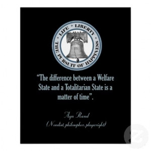 quotes by ayn rand | Ayn Rand Quote (Totalitarianism) Poster from ...