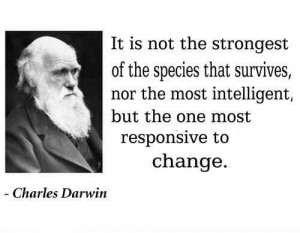 Change Charles Darwin #quote