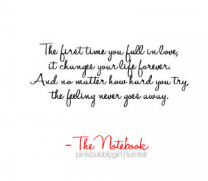 The Notebook - Quotes