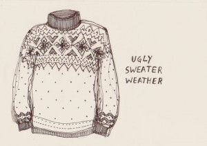 Christmas winter sweater ugly doodle ugly sweater sweater weather