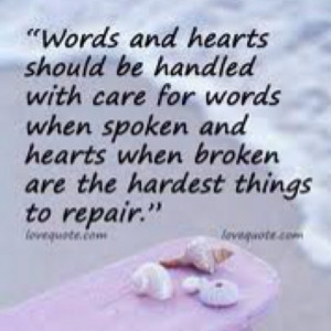 Words can hurt!