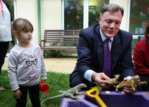 11. September: Ed Balls gives an enthusiastic performance in the ...