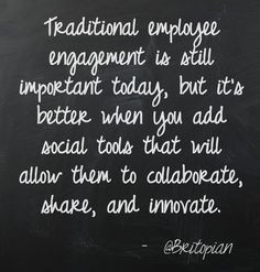 ... them to collaborate, share, and innovate. #socbiz quote @Britopian