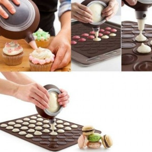 ... of Macaron Macaroon Baking Mat Cake Decorating Pen Muffin Pastry Sheet