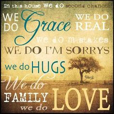 CUSTOMIZE In this House we do second chances 22x20 YOU pick the Words ...