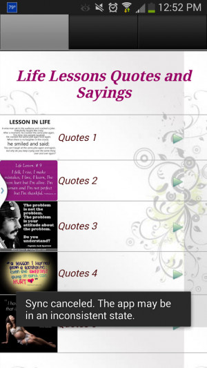 quotes and sayings about life lessons
