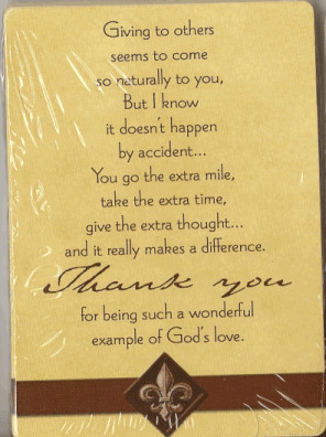 wonderful card for pastor appreciation and his family