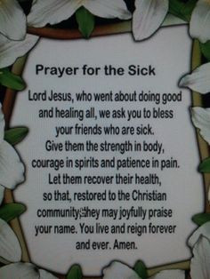 prayer for the sick more my cousin for my cousin anthony 1