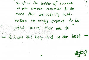 ... Remember To Do More Than We Actually Paid - Misunderstanding Quote