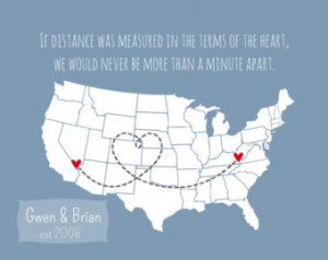 ... Deployment for Husband Wife Quote Love State U.S. Country World Map
