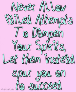 Let your setbacks be the catalyst for your comebacks.