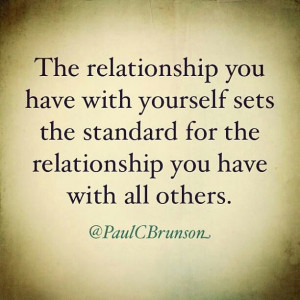 Relationship with yourself