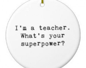 Teacher gift Christmas ornament teaching quotes customized ...