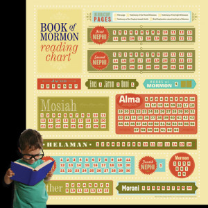 This Book of Mormon reading chart has just been posted . It’s ...
