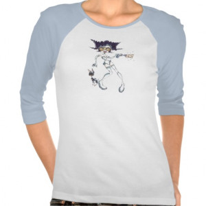 anime_style_space_girl_with_rocket_dog_t_shirt ...