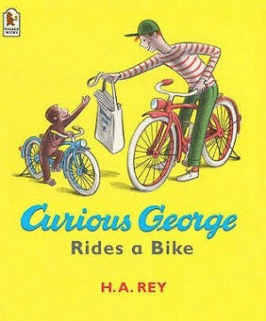 curious george rides a bike h a rey curious george rides his bike ...