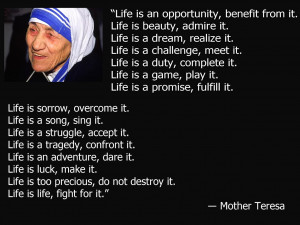 Mother Teresa Quotes Reviewed by admin on Saturday, July 5, 2014 ...