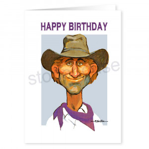 Cowboy Happy Birthday Cards