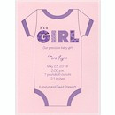 for girls from invitations4less com baby girl birth announcement baby ...