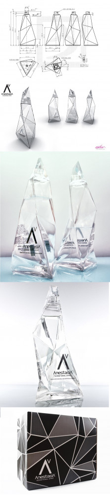 Karim Rashid's packaging designs for AnestasiA Vodka from start to ...