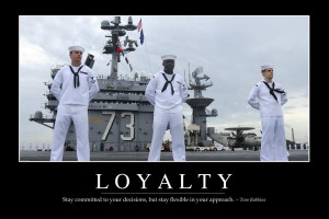 Poster of Loyalty: Inspirational Quote and Motivational Poster