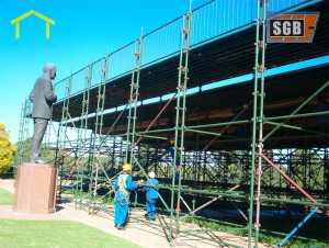 YOU ARE HERE: Scaffolding in Pietermaritzburg