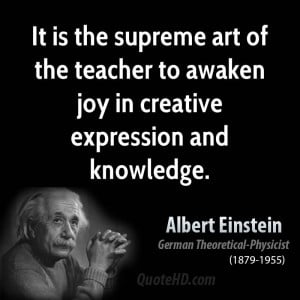 The Supreme Art Teacher...