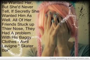 ... cute, girls, life, love, pretty, quote, quotes, skater boi, skater boy