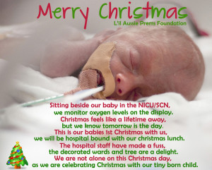 premature baby christmas