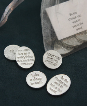 Home Home Inspirational Quote Pocket Charms: Set of 5