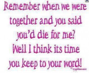 Remember When We Were Together