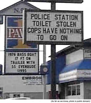 funny police sayings