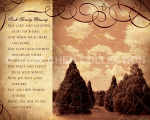 IRISH FAMILY BLESSING - Irish Poem - Irish Quote - Irish Saying ...