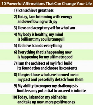 10 Powerful Affirmations That Will Change Your Life