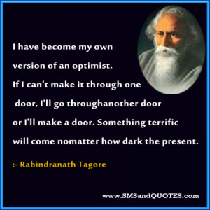 have become my own version of an optimist. If I can't make it ...