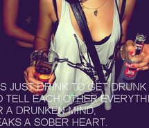 alcohol, broken heart, drinks, girl, quote, quotes, shots, text