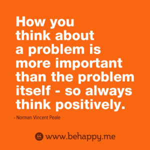 How you think about a problem is more important than the problem ...