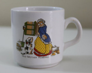 Vintage Nursery Rhyme “Old Mother H ubbard” English Mug/Cup ...