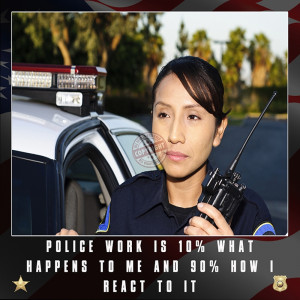 Police Officer Motivation Poster “Police Work”
