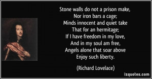 More Richard Lovelace Quotes
