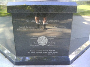 Fire Fighter's Memorial, Qualities of Firefighters quotes.
