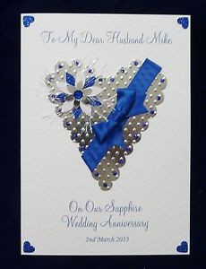 Personalised-45th-65th-Sapphire-Wedding-Anniversary-Card-Wife ...