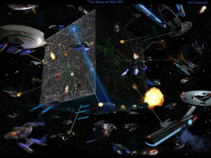 TV Show - Star Trek: The Original Series Stargate Borg Wallpaper