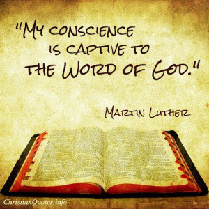 Martin Luther Quote – Word Of God