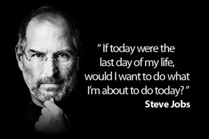 Steve Jobs “If Today Were The Last Day of My Life”: Inspirational ...