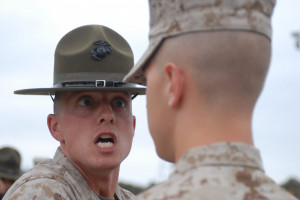 29 Pictures Of Marine Drill Instructors Screaming In People's Faces